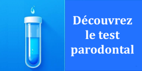 bouton découvrez le test parodontal